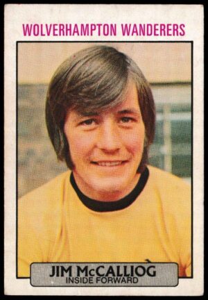 A&BC - 'Footballers (1971/72 - English Series 1)' (1971) - Card #70 - Jim McCalliog (Wolves)