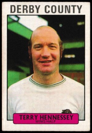 A&BC - 'Footballers (1971/72 - English Series 1)' (1971) - Card #72 - Terry Hennessey (Derby County)