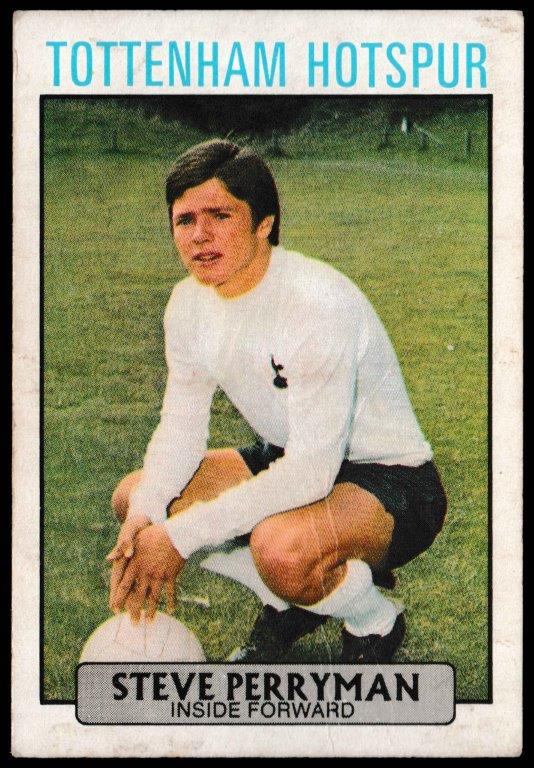 A&BC - 'Footballers (1971/72 - English Series 1)' (1971) - Card #80 - Steve Perryman (Spurs) A&BC - 'Footballers (1971/72 - English Series 1)' (1971) - Card #80 - Steve Perryman (Spurs)