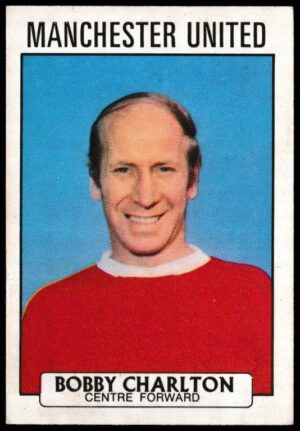 A&BC - 'Footballers (1971/72 - English Series 1)' (1971) - Card #9 - Bobby Charlton (Manchester Utd)