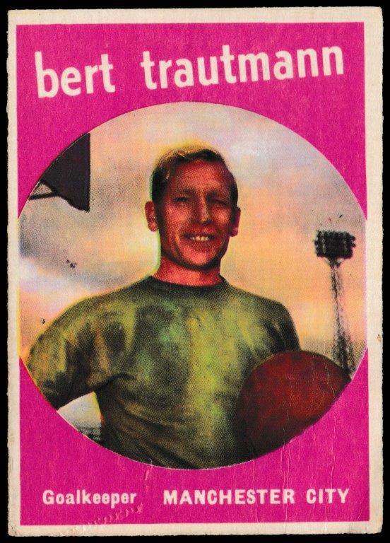 A&BC - 'Footballers (1960/61 - English Series 1)' (1960) - Bert Trautmann (Man City) A&BC - 'Footballers (1960/61 - English Series 1)' (1960) - Bert Trautmann (Man City)