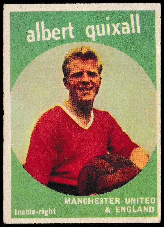 A&BC - 'Footballers (1960/61 - English Series 1)' (1960) - Albert Quixall (Man Utd) A&BC - 'Footballers (1960/61 - English Series 1)' (1960) - Albert Quixall (Man Utd)