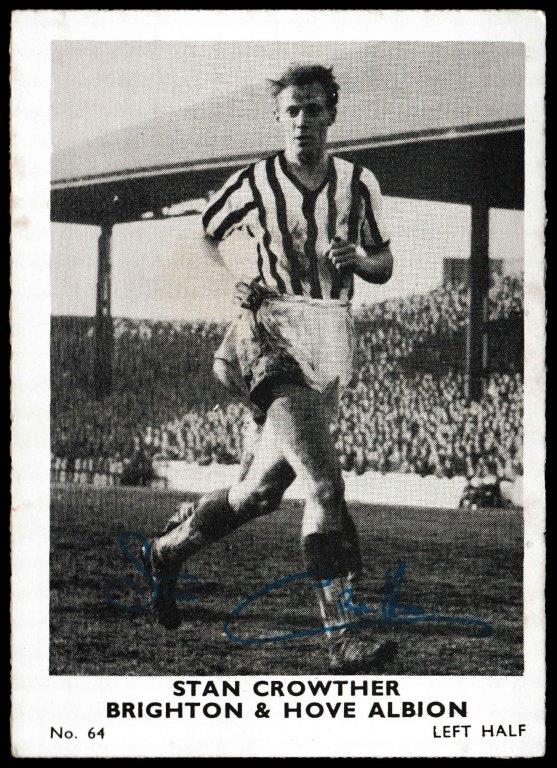A&BC - 'Footballers (1961/62 - English)' (1961) - Stan Crowther (Brighton & HA) A&BC - 'Footballers (1961/62 - English)' (1961) - Stan Crowther (Brighton & HA)