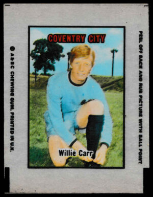 A&BC - 'Football Transparencies' (1970) #10 - Willie Carr (Coventry City) A&BC - 'Football Transparencies' (1970) #10 - Willie Carr (Coventry City)