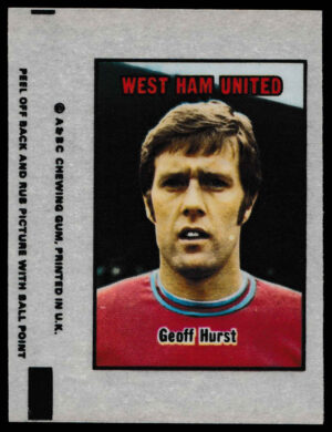 A&BC - 'Football Transparencies' (1970) #38 - Geoff Hurst (West Ham United)