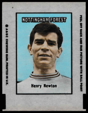 A&BC - 'Football Transparencies' (1970) #54 - Henry Newton (Nottingham Forest) A&BC - 'Football Transparencies' (1970) #54 - Henry Newton (Nottingham Forest)