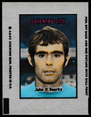 A&BC - 'Football Transparencies' (1970) #57 - John O'Rourke (Coventry City) A&BC - 'Football Transparencies' (1970) #57 - John O'Rourke (Coventry City)