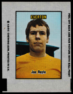 A&BC - 'Football Transparencies' (1970) #63 - Joe Royle (Everton)