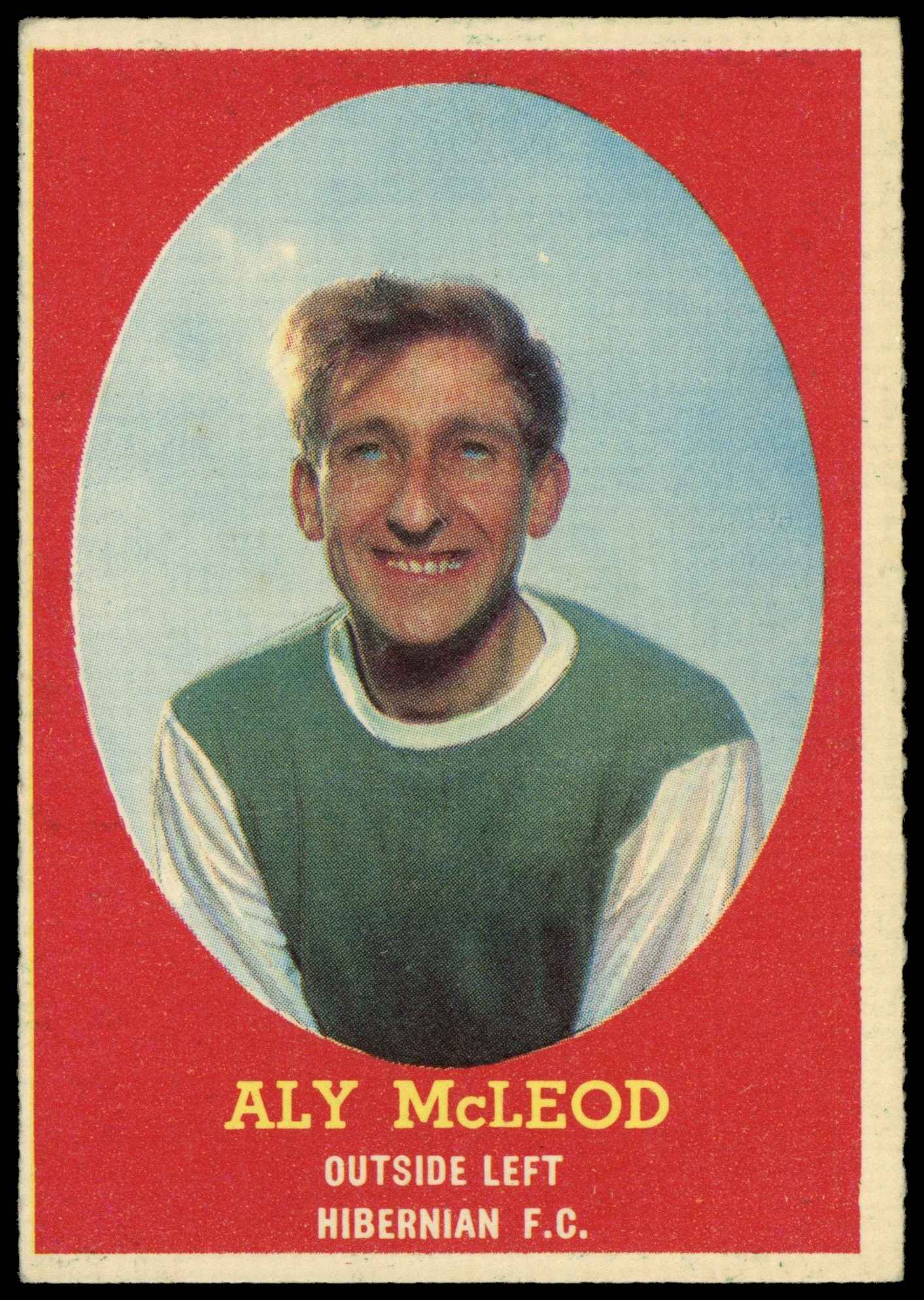 A&BC - Aly McLeod (Hibernian) - 'Footballers (1963 Scottish)' - (1963) A&BC - Aly McLeod (Hibernian) - 'Footballers (1963 Scottish)' - (1963)