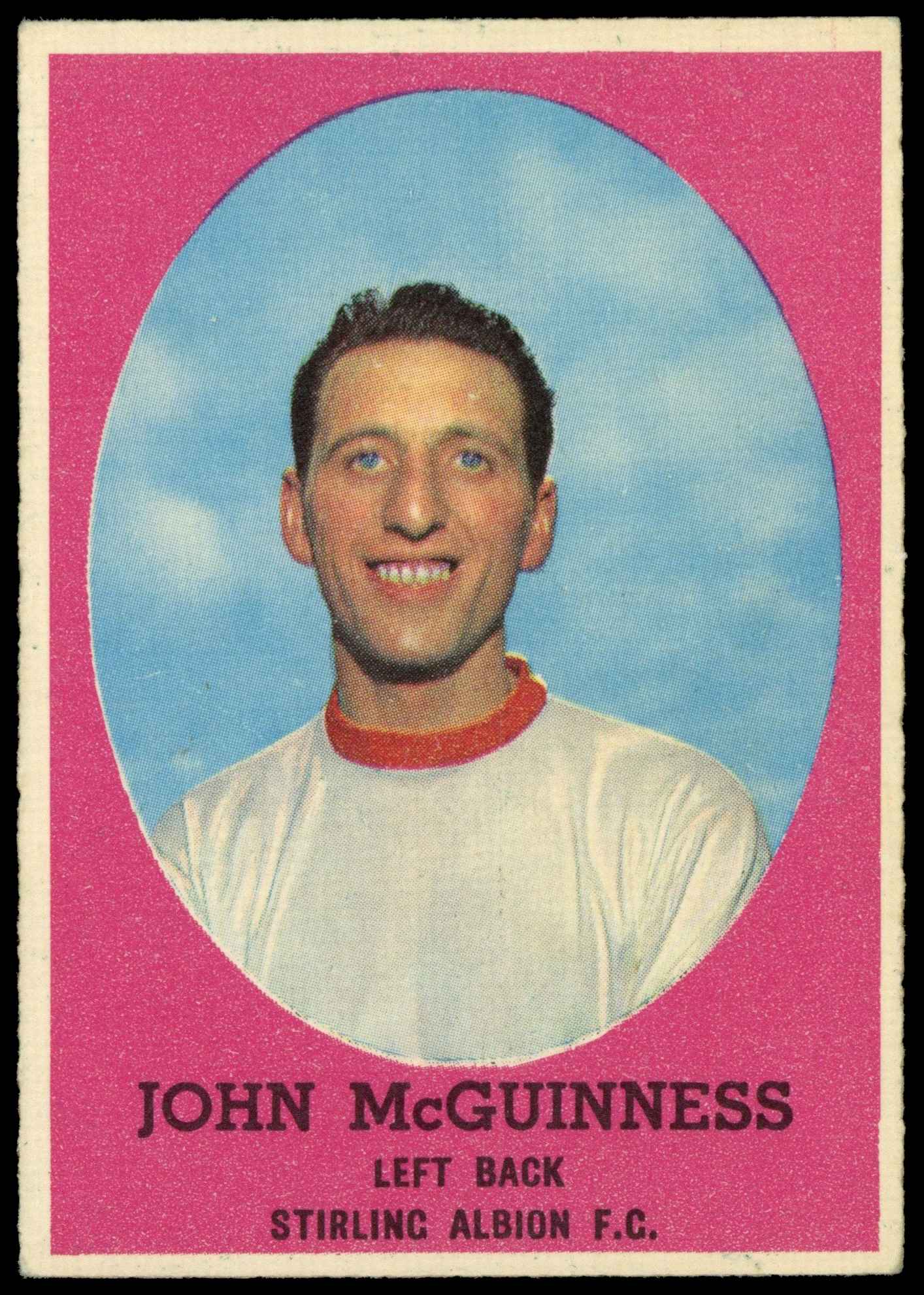 A&BC - John McGuinness (Stirling Albion) - 'Footballers (1963 Scottish)' - (1963) A&BC - John McGuinness (Stirling Albion) - 'Footballers (1963 Scottish)' - (1963)