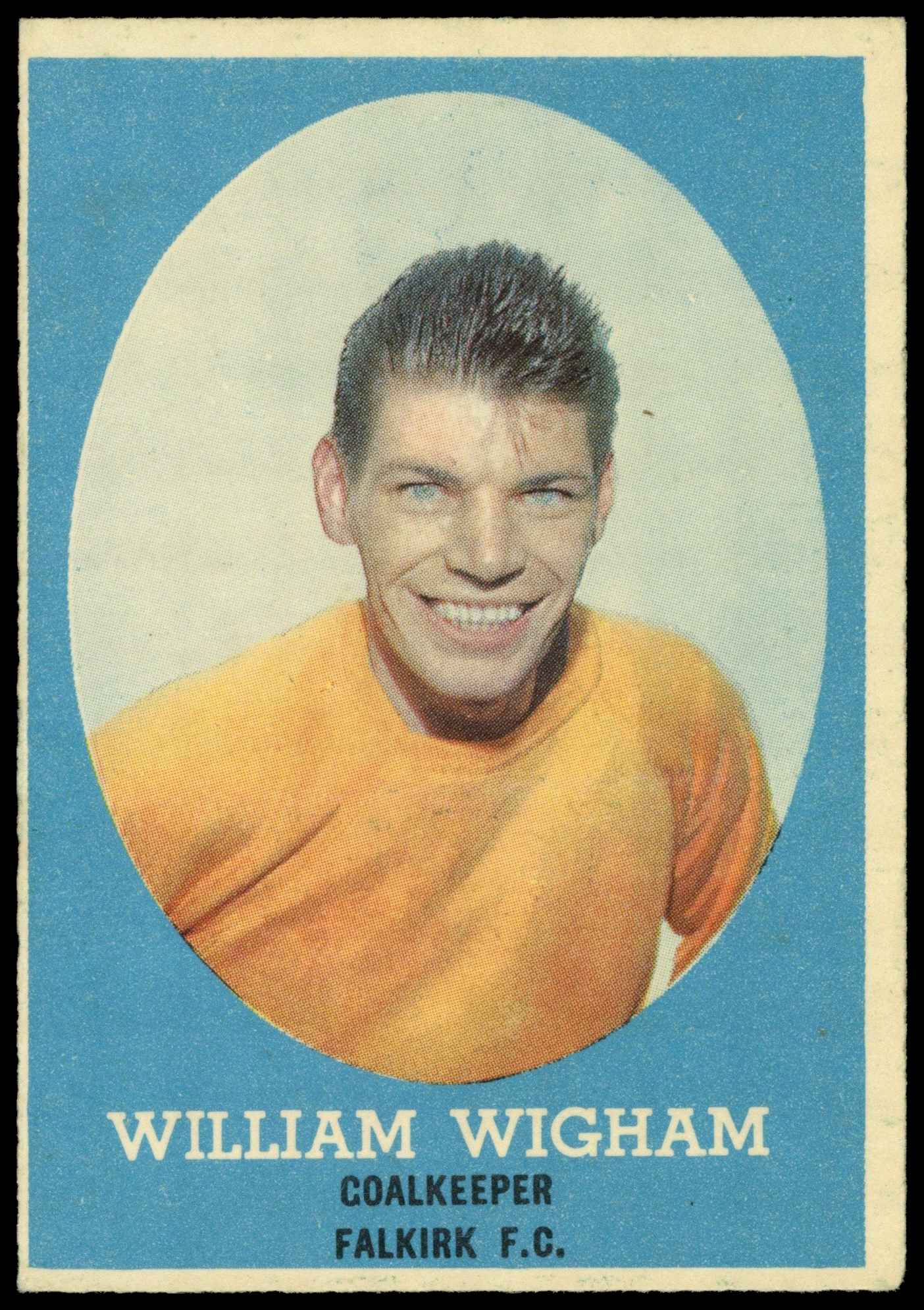 A&BC - William Wigham (Falkirk) - 'Footballers (1963 Scottish)' - (1963) A&BC - William Wigham (Falkirk) - 'Footballers (1963 Scottish)' - (1963)