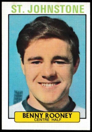 A&BC - 'Footballers (1971/72 - Scottish Series 1)' (1971) - Benny Rooney (St. Johnstone) A&BC - 'Footballers (1971/72 - Scottish Series 1)' (1971) - Benny Rooney (St. Johnstone)