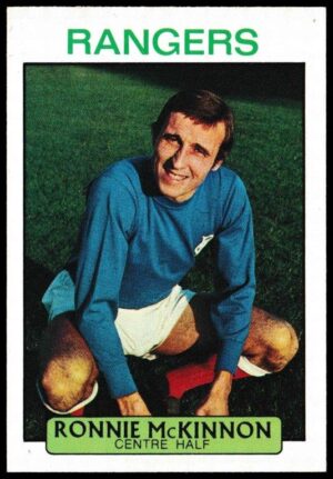 A&BC - 'Footballers (1971/72 - Scottish Series 1)' (1971) - Ronnie McKinnon (Rangers) A&BC - 'Footballers (1971/72 - Scottish Series 1)' (1971) - Ronnie McKinnon (Rangers)