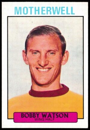 A&BC - 'Footballers (1971/72 - Scottish Series 1)' (1971) - Bobby Watson (Motherwell) A&BC - 'Footballers (1971/72 - Scottish Series 1)' (1971) - Bobby Watson (Motherwell)