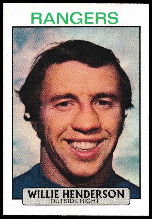 A&BC - 'Footballers (1971/72 - Scottish Series 1)' (1971) - Willie Henderson (Rangers) A&BC - 'Footballers (1971/72 - Scottish Series 1)' (1971) - Willie Henderson (Rangers)