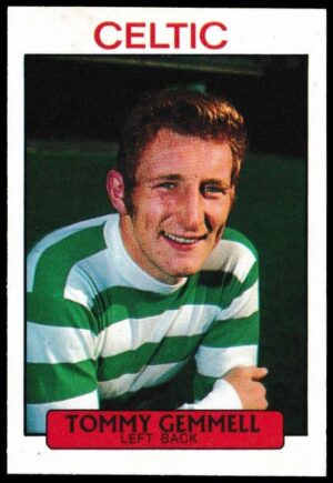 A&BC - 'Footballers (1971/72 - Scottish Series 1)' (1971) - Tommy Gemmell (Celtic) A&BC - 'Footballers (1971/72 - Scottish Series 1)' (1971) - Tommy Gemmell (Celtic)
