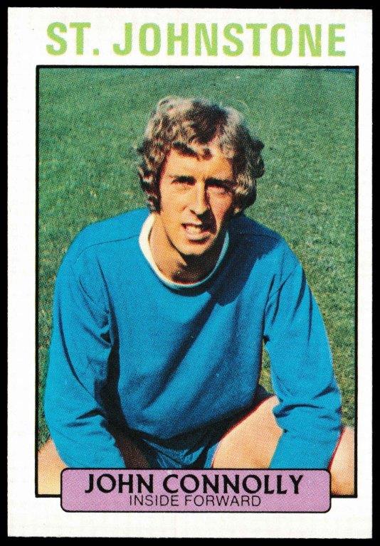 A&BC - 'Footballers (1971/72 - Scottish Series 1)' (1971) - John Connolly (St. Johnstone) A&BC - 'Footballers (1971/72 - Scottish Series 1)' (1971) - John Connolly (St. Johnstone)
