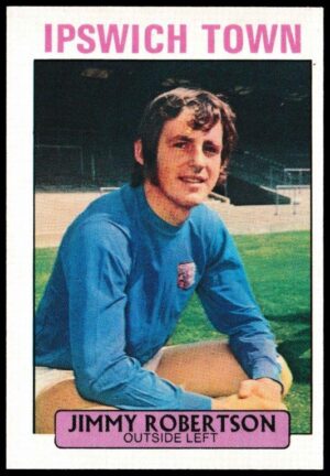 A&BC - 'Footballers (1971/72 - Scottish Series 1)' (1971) - Jimmy Robertson (Ipswich Town) A&BC - 'Footballers (1971/72 - Scottish Series 1)' (1971) - Jimmy Robertson (Ipswich Town)