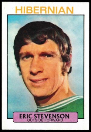 A&BC - 'Footballers (1971/72 - Scottish Series 1)' (1971) - Eric Stevenson (Hibernian) A&BC - 'Footballers (1971/72 - Scottish Series 1)' (1971) - Eric Stevenson (Hibernian)