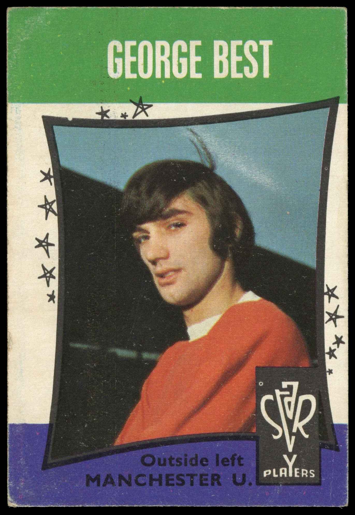 A&BC - George Best (Manchester United) - 'Football Star Players' (1967) A&BC - George Best (Manchester United) - 'Football Star Players' (1967)