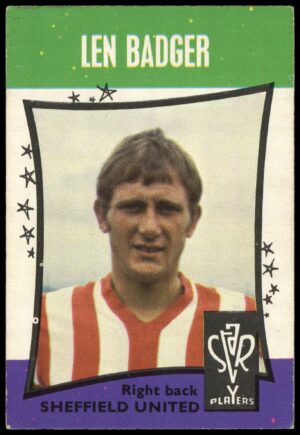 A&BC - 'Football Star Players' (1967) -  Len Badger (Sheffield United)