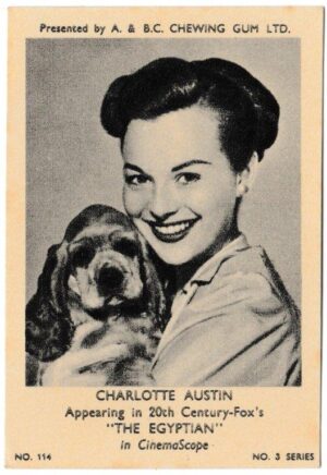 A&BC - 'Film & TV Stars No. 3 Series' (1954) - Card #114 - Charlotte Austin
