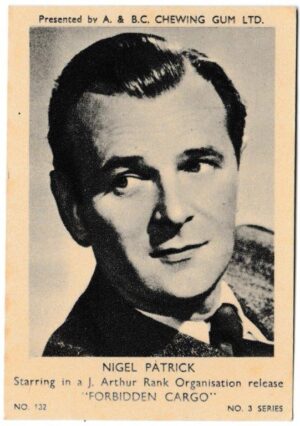 A&BC - 'Film & TV Stars No. 3 Series' (1954) - Card #132 - Nigel Patrick