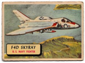 A&BC - 'Planes (B)' (1958) - Card #1 - F4-D Skyray