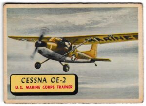 A&BC - 'Planes (B)' (1958) - Card #108 - Cessna OE-2