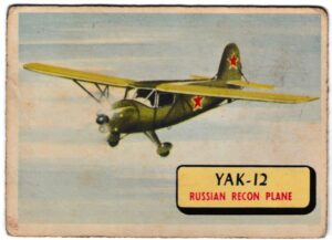 A&BC - 'Planes (B)' (1958) - Card #116 - Yak-12