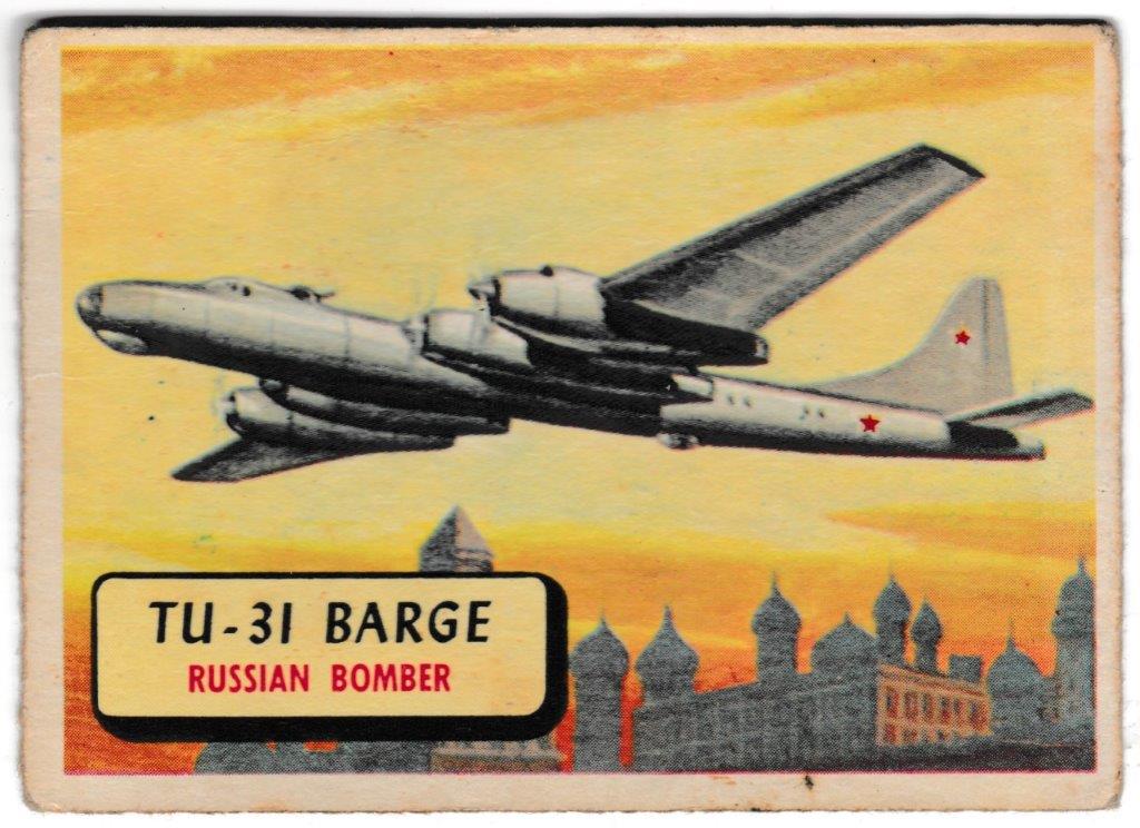 A&BC - 'Planes (B)' (1958) - Card #118 - TU-31 Barge A&BC - 'Planes (B)' (1958) - Card #118 - TU-31 Barge
