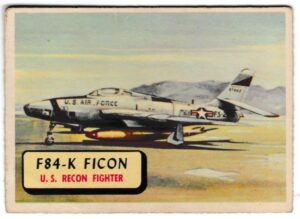 A&BC - 'Planes (B)' (1958) - Card #23 - RF-84K "Ficon"