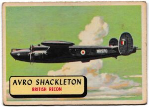A&BC - 'Planes (B)' (1958) - Card #39 - Avro Shackleton