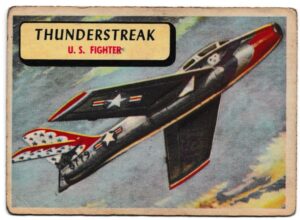 A&BC - 'Planes (B)' (1958) - Card #6 - F-84F Thunderstreak