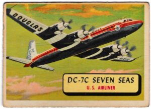 A&BC - 'Planes (B)' (1958) - Card #69 - DC-7C Seven Seas