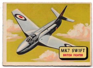 A&BC - 'Planes (B)' (1958) - Card #80 - MK-7 Swift