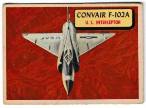 A&BC - 'Planes (B)' (1958) - Card #87 - Convair 102A