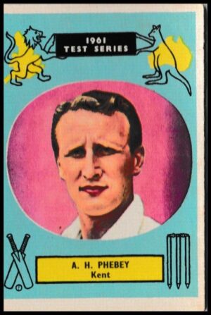 A&BC - 'Cricketers 1961 (90 x 64)' - Card #14 - A.H. Phebey (Kent)