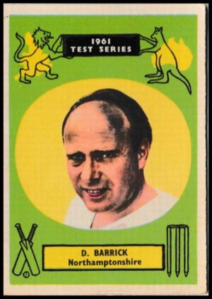 A&BC - Desmond Barrick (Northants) -  'Cricketers 1961 (90 x 64)'  - (1961)