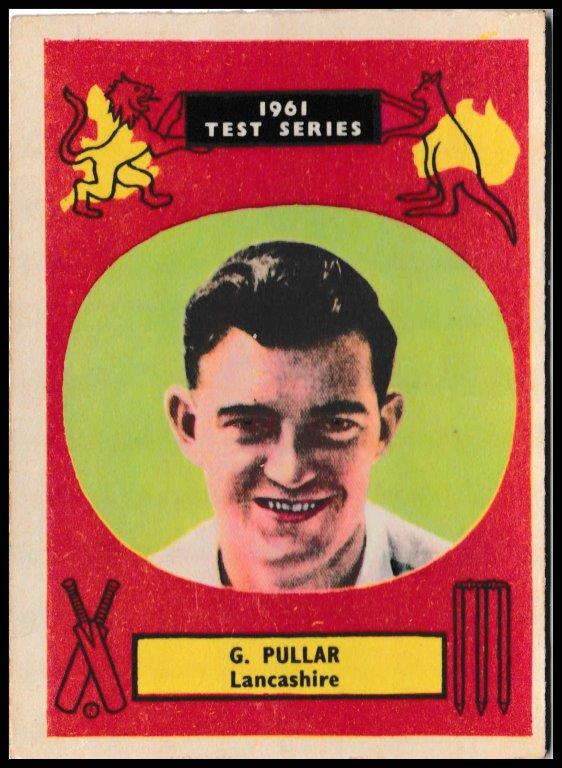 A&BC - Geoffrey Pullar (Lancs) - 'Cricketers 1961 (90 x 64)' - (1961) A&BC - Geoffrey Pullar (Lancs) - 'Cricketers 1961 (90 x 64)' - (1961)