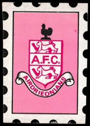 A&BC - 'Football Club Crests (Scottish)' (1971) - Card #2 - Airdrieonians