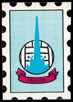 A&BC - 'Football Club Crests (Scottish)' (1971) - Card #9 - Falkirk