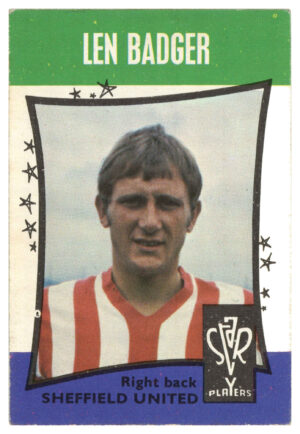 A&BC - 'Football Star Players' (1967) -  Len Badger (Sheffield United)