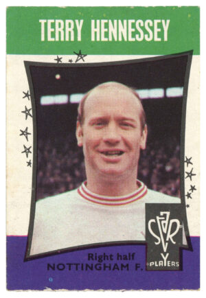 A&BC - 'Football Star Players' (1967) - Terry Hennessey (Nottingham Forest) A&BC - 'Football Star Players' (1967) - Terry Hennessey (Nottingham Forest)