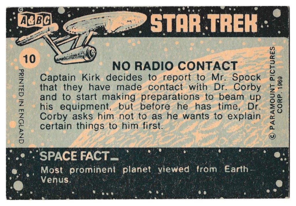 A&BC - 'Star Trek' (1969) - No Radio Contact A&BC - 'Star Trek' (1969) - No Radio Contact