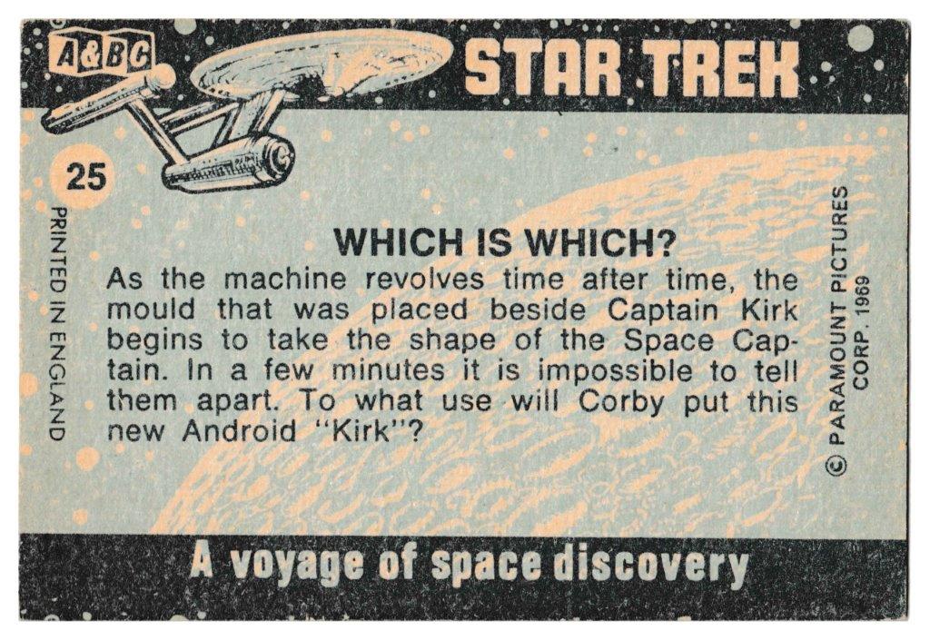 A&BC - 'Star Trek' (1969) - Which is Which? A&BC - 'Star Trek' (1969) - Which is Which?