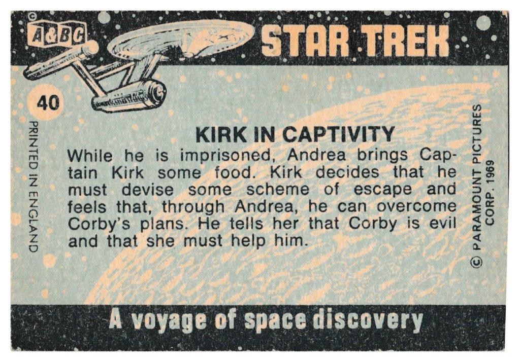 A&BC - 'Star Trek' (1969) - Kirk in Captivity A&BC - 'Star Trek' (1969) - Kirk in Captivity