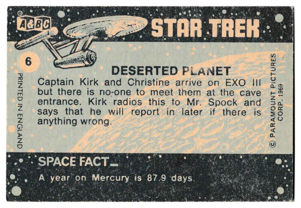 A&BC - 'Star Trek' (1969) - Deserted Planet A&BC - 'Star Trek' (1969) - Deserted Planet