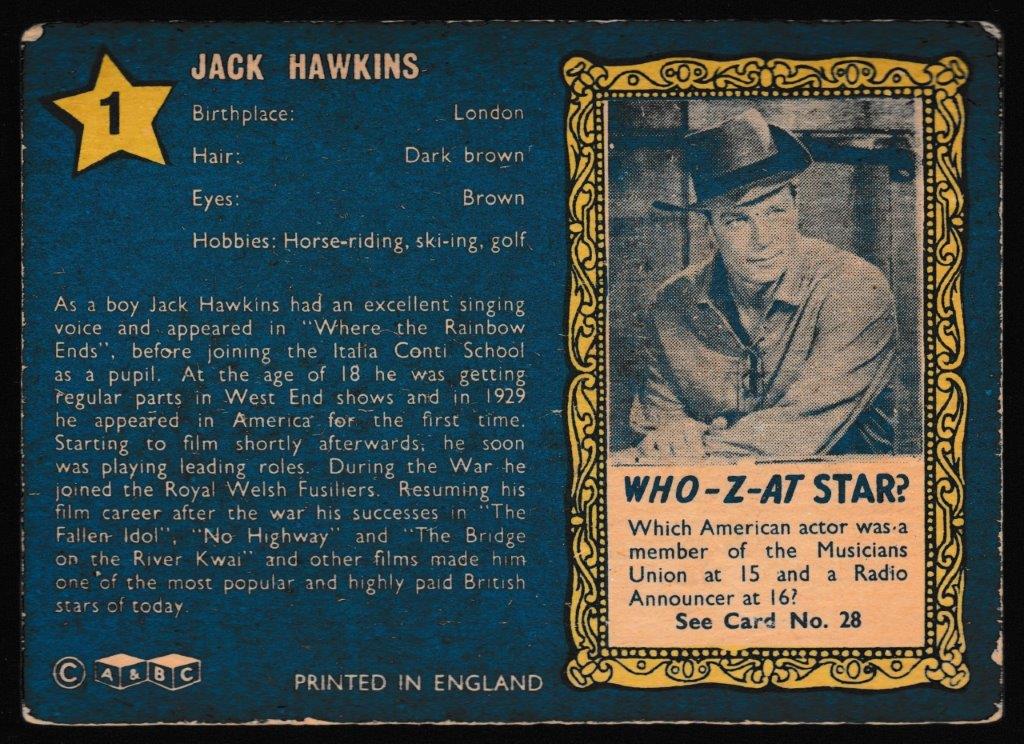 A&BC - Who-Z-At Star? - Jack Hawkins A&BC - Who-Z-At Star? - Jack Hawkins