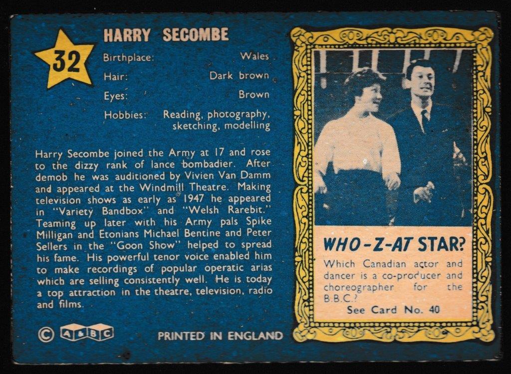 A&BC - Who-Z-At Star? - Harry Secombe A&BC - Who-Z-At Star? - Harry Secombe